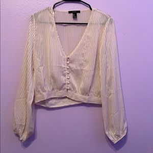 Forever 21 champagne colored blouse